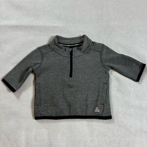 GapFit Baby Tech Quarter-Zip Sweatshirt, Size 0-3 Months